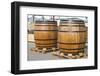 Traditional Beer Kegs-ETIENjones-Framed Photographic Print