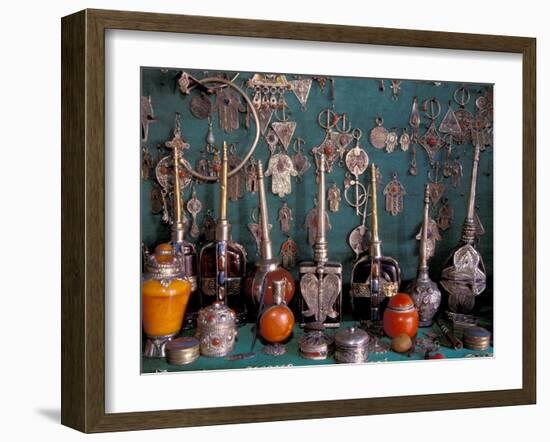 Traditional Berber Jewelry and Goods, Morocco-Merrill Images-Framed Premium Photographic Print
