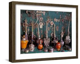 Traditional Berber Jewelry and Goods, Morocco-Merrill Images-Framed Premium Photographic Print