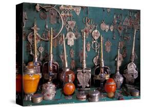 Traditional Berber Jewelry and Goods, Morocco-Merrill Images-Stretched Canvas