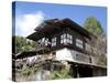 Traditional Bhutanese House in the Bumthang Valley, Bhutan, Asia-Lee Frost-Stretched Canvas