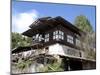 Traditional Bhutanese House in the Bumthang Valley, Bhutan, Asia-Lee Frost-Mounted Photographic Print