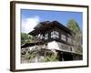 Traditional Bhutanese House in the Bumthang Valley, Bhutan, Asia-Lee Frost-Framed Photographic Print