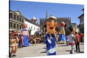 Traditional Big-Headed Masks of Minho at the Historical Centre of Viana Do Castelo-Mauricio Abreu-Stretched Canvas