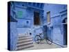 Traditional Blue Architechture, Jodhpur, Rajasthan, India-Doug Pearson-Stretched Canvas