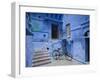 Traditional Blue Architechture, Jodhpur, Rajasthan, India-Doug Pearson-Framed Photographic Print