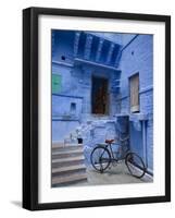 Traditional Blue Architechture, Jodhpur, Rajasthan, India-Doug Pearson-Framed Photographic Print