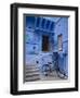 Traditional Blue Architechture, Jodhpur, Rajasthan, India-Doug Pearson-Framed Photographic Print