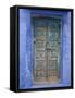 Traditional Blue Architecture, Jodhpur, Rajasthan, India-Doug Pearson-Framed Stretched Canvas