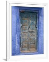 Traditional Blue Architecture, Jodhpur, Rajasthan, India-Doug Pearson-Framed Photographic Print