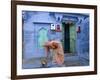 Traditional Blue Architecture, Jodhpur, Rajasthan, India-Doug Pearson-Framed Photographic Print