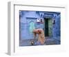 Traditional Blue Architecture, Jodhpur, Rajasthan, India-Doug Pearson-Framed Photographic Print