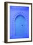 Traditional Blue Painted Door, Chefchaouen, Morocco, North Africa, Africa-Neil Farrin-Framed Photographic Print