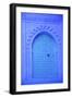 Traditional Blue Painted Door, Chefchaouen, Morocco, North Africa, Africa-Neil Farrin-Framed Photographic Print