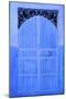 Traditional Blue Painted Door, Chefchaouen, Morocco, North Africa, Africa-Neil Farrin-Mounted Photographic Print