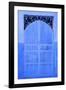 Traditional Blue Painted Door, Chefchaouen, Morocco, North Africa, Africa-Neil Farrin-Framed Photographic Print