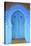 Traditional Blue Painted Door, Chefchaouen, Morocco, North Africa, Africa-Neil Farrin-Stretched Canvas