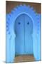 Traditional Blue Painted Door, Chefchaouen, Morocco, North Africa, Africa-Neil Farrin-Mounted Photographic Print