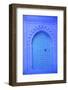 Traditional Blue Painted Door, Chefchaouen, Morocco, North Africa, Africa-Neil Farrin-Framed Photographic Print