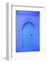 Traditional Blue Painted Door, Chefchaouen, Morocco, North Africa, Africa-Neil Farrin-Framed Photographic Print