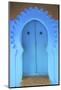 Traditional Blue Painted Door, Chefchaouen, Morocco, North Africa, Africa-Neil Farrin-Mounted Photographic Print