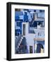 Traditional Blue Painted House, Jodphur, Rajasthan, India-Keren Su-Framed Photographic Print