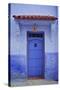 Traditional Bluehouse, Chefchaouen (Chefchaouene), Morocco, North Africa, Africa-Simon Montgomery-Stretched Canvas