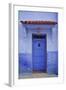 Traditional Bluehouse, Chefchaouen (Chefchaouene), Morocco, North Africa, Africa-Simon Montgomery-Framed Photographic Print