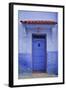 Traditional Bluehouse, Chefchaouen (Chefchaouene), Morocco, North Africa, Africa-Simon Montgomery-Framed Photographic Print