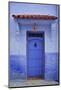 Traditional Bluehouse, Chefchaouen (Chefchaouene), Morocco, North Africa, Africa-Simon Montgomery-Mounted Photographic Print