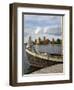 Traditional Boat and Trakai Castle, Trakai, Near Vilnius, Lithuania, Baltic States-Gary Cook-Framed Photographic Print