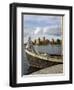 Traditional Boat and Trakai Castle, Trakai, Near Vilnius, Lithuania, Baltic States-Gary Cook-Framed Photographic Print