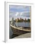 Traditional Boat and Trakai Castle, Trakai, Near Vilnius, Lithuania, Baltic States-Gary Cook-Framed Photographic Print