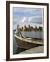 Traditional Boat and Trakai Castle, Trakai, Near Vilnius, Lithuania, Baltic States-Gary Cook-Framed Photographic Print