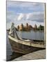 Traditional Boat and Trakai Castle, Trakai, Near Vilnius, Lithuania, Baltic States-Gary Cook-Mounted Photographic Print