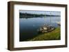 Traditional Boat on the Loire River, Loire Valley, UNESCO World Heritage Site-Nathalie Cuvelier-Framed Photographic Print