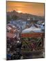 Traditional Boats Cooking and Selling Food, Eminonu, Galeta Bridge, Istanbul, Turkey, Europe-Neale Clarke-Mounted Photographic Print