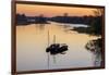 Traditional boats on Loire River, Chouze-sur-Loire, UNESCO World Heritage Site, Indre et loire, Loi-Nathalie Cuvelier-Framed Photographic Print