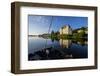 Traditional boats on Loire river, Montsoreau, on the heritage list of UNESCO, Maine et loire, Loire-Nathalie Cuvelier-Framed Photographic Print