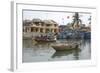 Traditional Boats on the Hoai River, Hoi An, Quang Nam, Vietnam-Kevin Oke-Framed Photographic Print