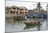 Traditional Boats on the Hoai River, Hoi An, Quang Nam, Vietnam-Kevin Oke-Mounted Photographic Print