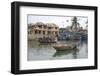 Traditional Boats on the Hoai River, Hoi An, Quang Nam, Vietnam-Kevin Oke-Framed Photographic Print