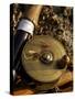 Traditional Brass Fishing Reel Fitted to a Split-Cane Fly Rod with Trout Fishing Flies, UK-John Warburton-lee-Stretched Canvas