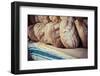 Traditional Bread in Polish Food Market in Krakow, Poland.-Curioso-Framed Photographic Print