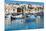 Traditional brightly painted fishing boats in the harbour at Marsaxlokk, Malta, Mediterranean, Euro-Martin Child-Mounted Photographic Print