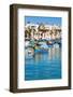 Traditional brightly painted fishing boats in the harbour at Marsaxlokk, Malta, Mediterranean, Euro-Martin Child-Framed Photographic Print