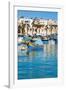 Traditional brightly painted fishing boats in the harbour at Marsaxlokk, Malta, Mediterranean, Euro-Martin Child-Framed Photographic Print