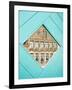 Traditional Building Reflected in the Window, Bruges, Belgium-Nadia Isakova-Framed Photographic Print