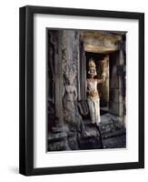 Traditional Cambodian Apsara Dancer, Siem Reap Province, Cambodia-Gavin Hellier-Framed Photographic Print