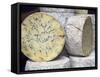 Traditional Cheese for Sale in Borough Market, London-Julian Love-Framed Stretched Canvas